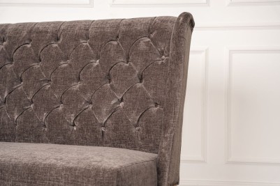 french style sofa in dark grey